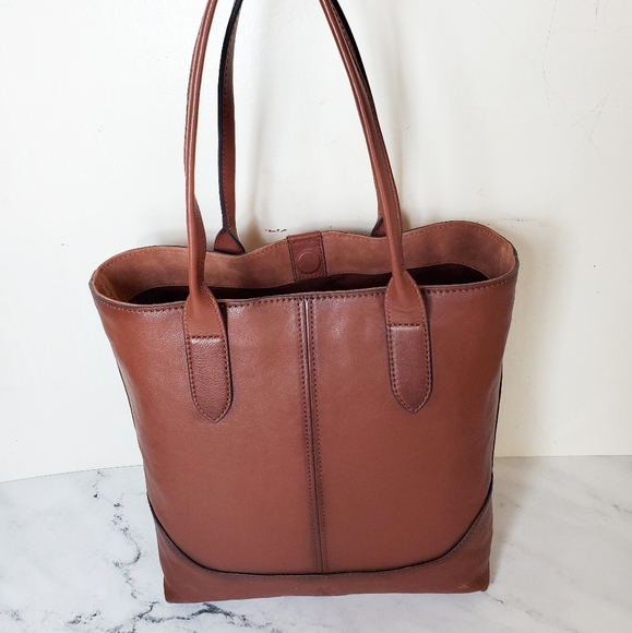 Frye Leather Ring Cognac Tote - Picture 2 of 8
